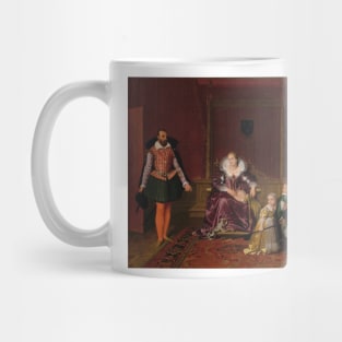 Henri IV jouant avec ses enfants au moment ou l'ambassadeur d'Espagne est admis en sa presence by Jean-Auguste-Dominique Ingres Mug